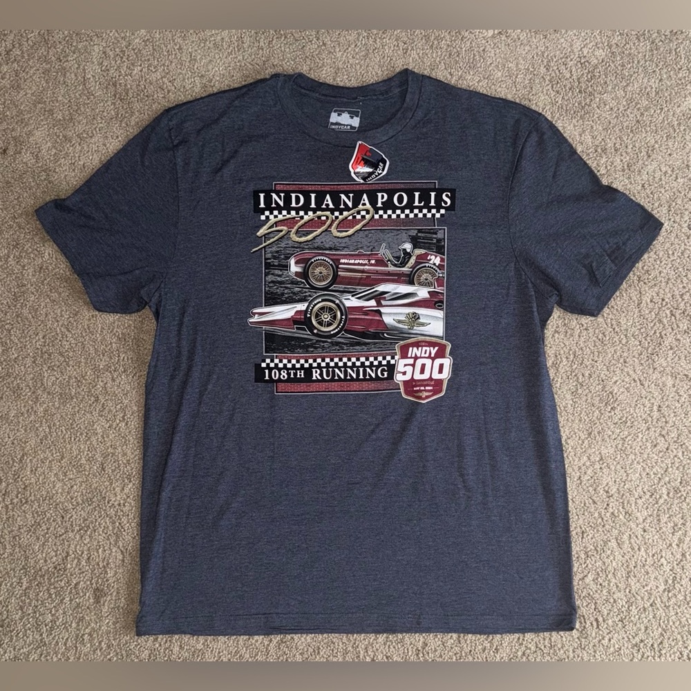 INDYCAR - Indianapolis 500 T-Shirt - Navy Heather